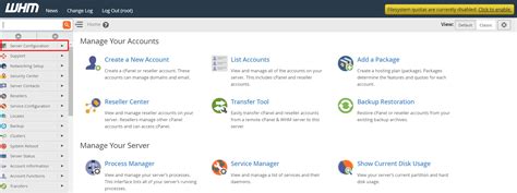 How to Configure Your Firewall for cPanel & WHM Services.